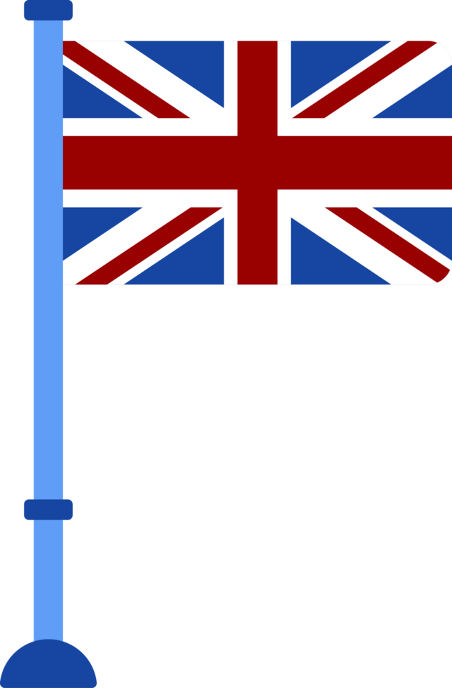 britisch Flagge Pole perfekt zu Komplett Ihre Design png