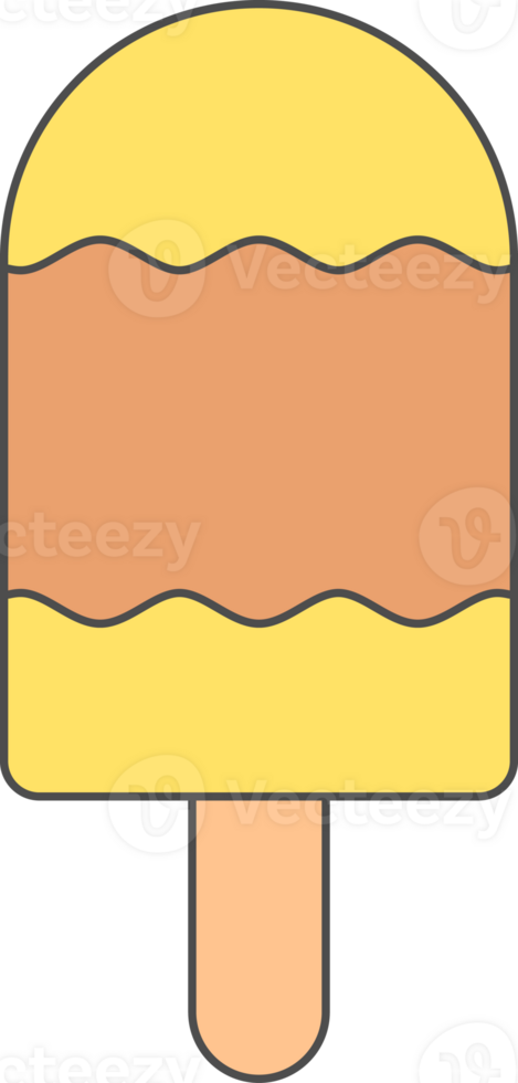 Ice Cream Illustration Isolated background png
