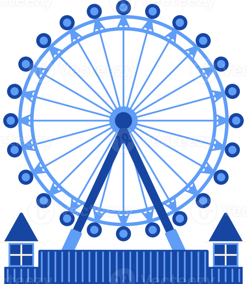 ferris rueda ilustración Perfecto a completar tu diseño png