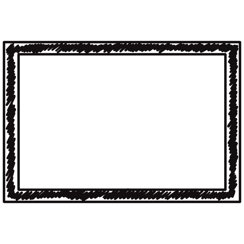 frame with flowers on transparent background png