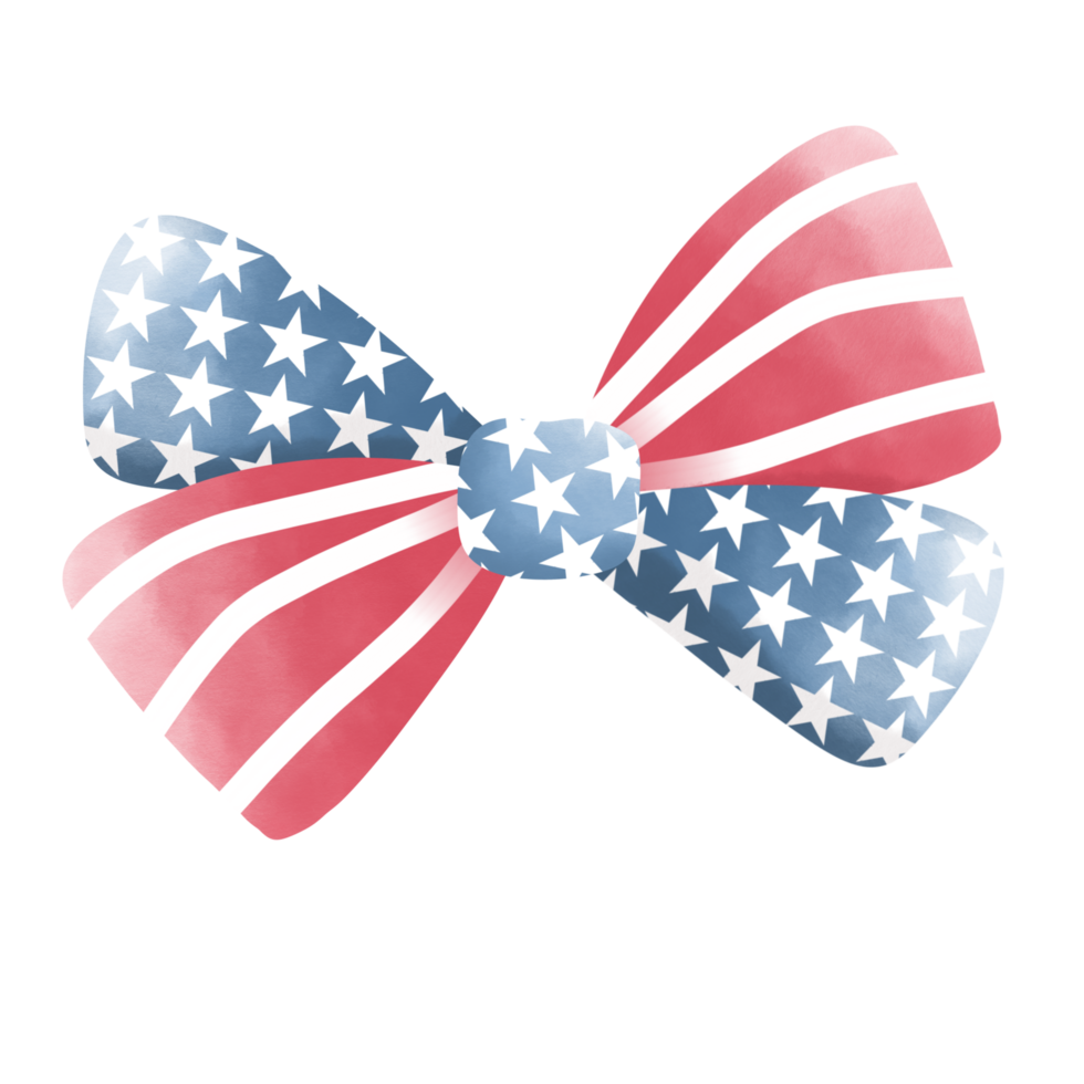 American flag ribbon illustration png