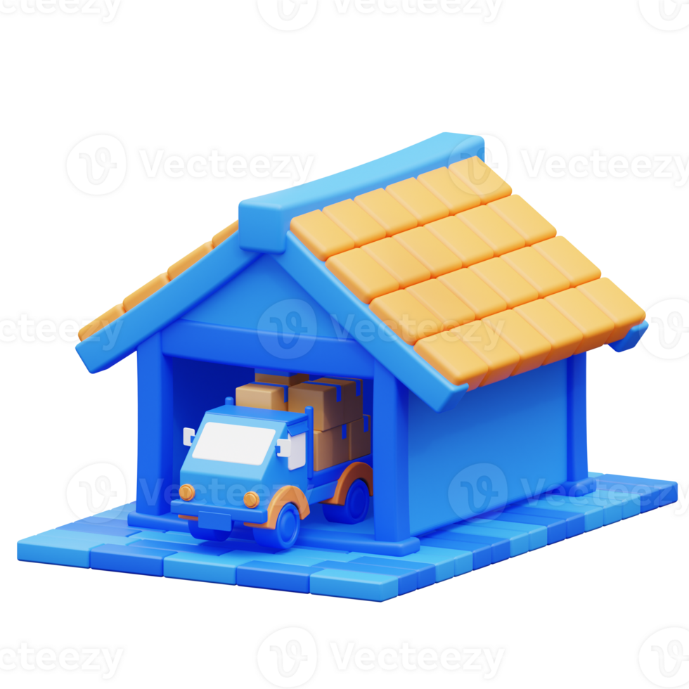3d illustration delivery pick up png