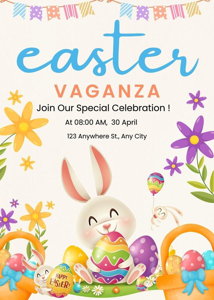 Easter Invitations template