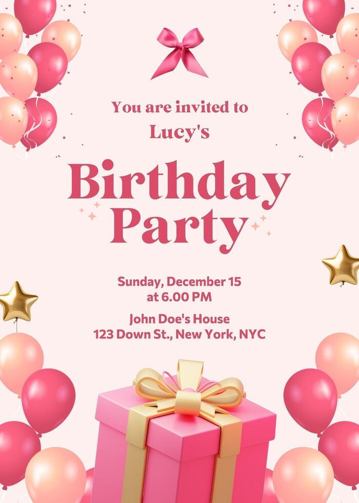 Party Greeting Card Party Greeting Card