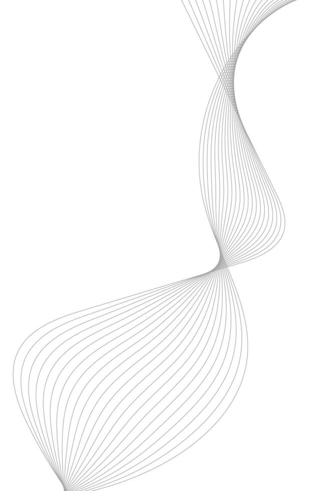 Abstract background with grey wavy lines. EPS10 vector
