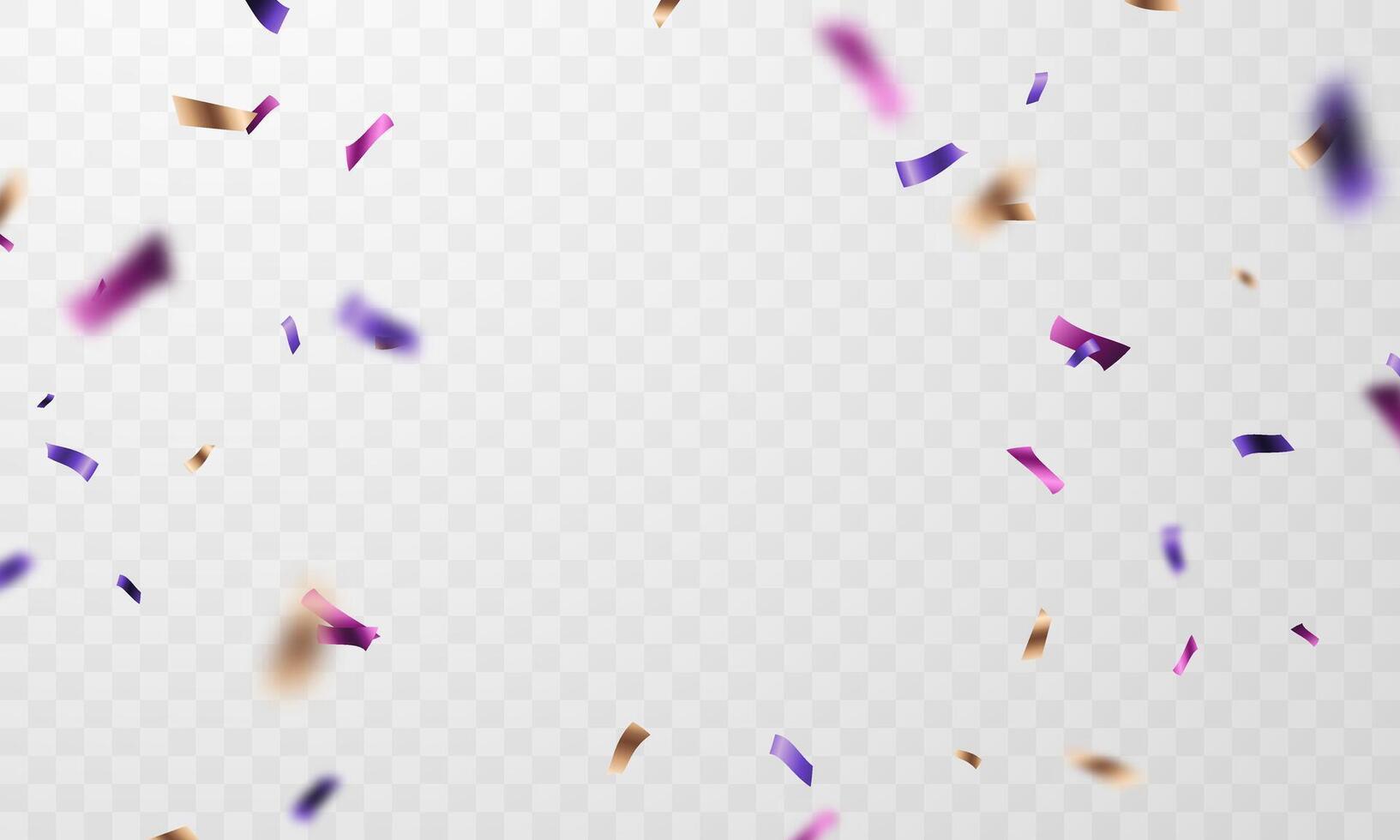 purple and blue paper background falling illustration for carnival party vector