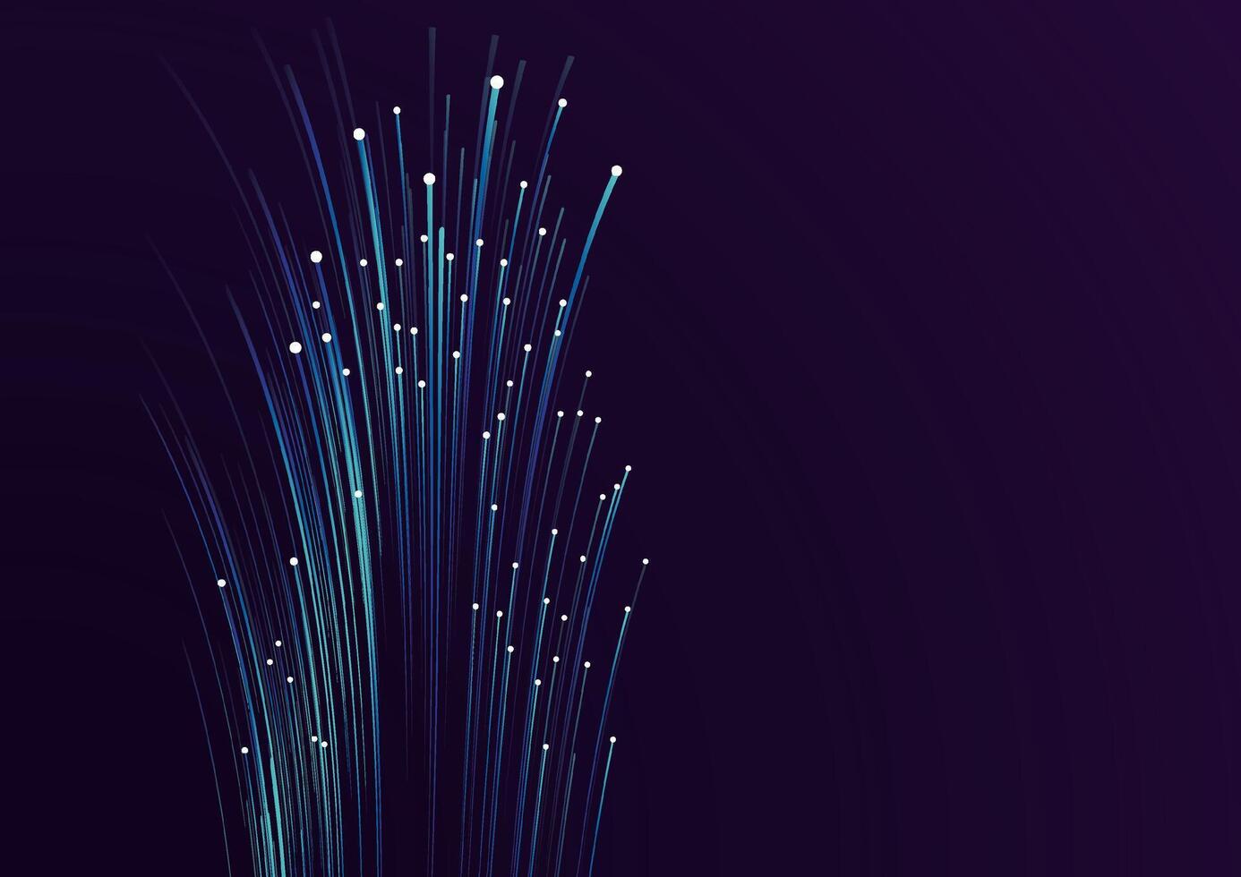 Big data technology background. Digital data flow design. High speed light trails cyberspace vector
