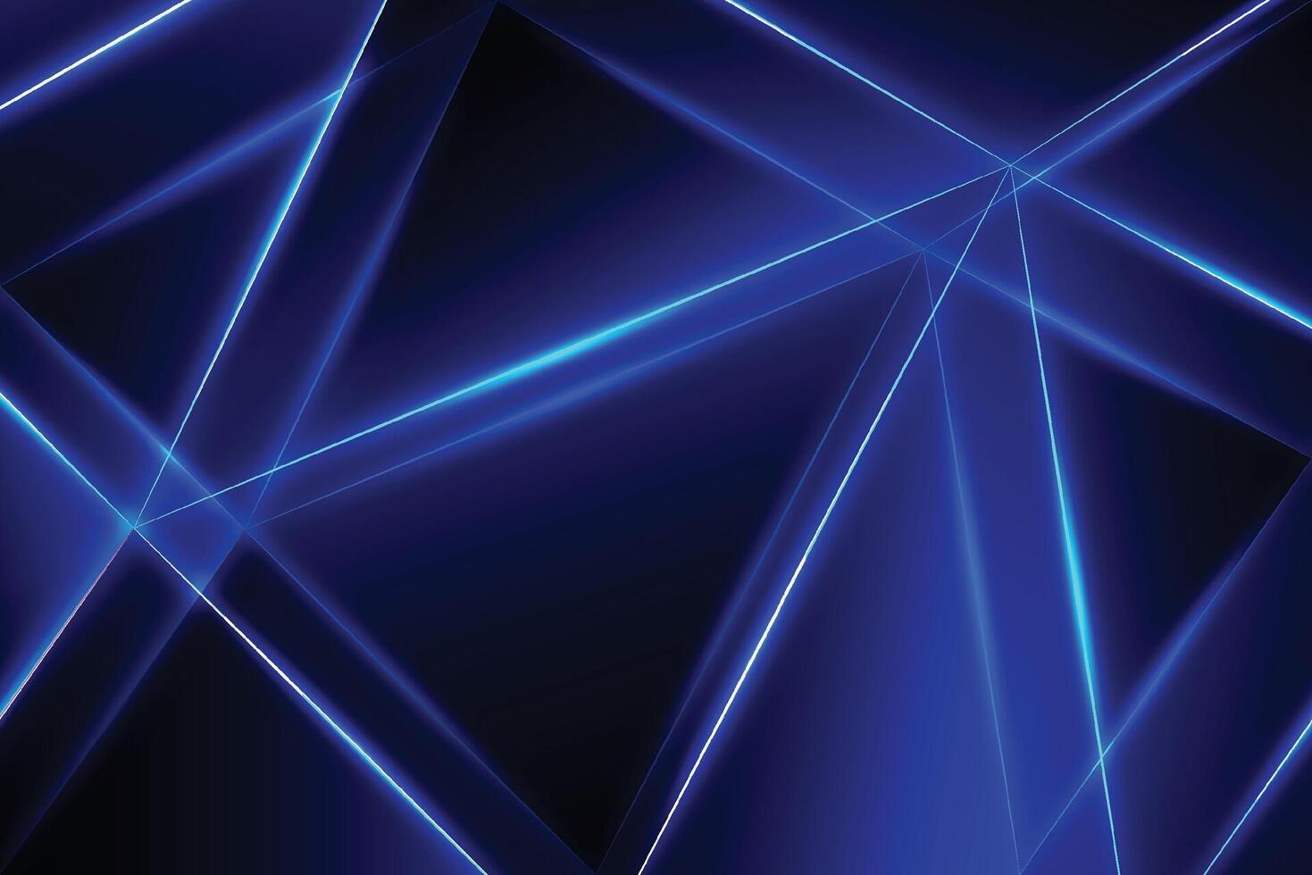 Abstract luxury blue light polygon with dark template background. Premium style for poster, cover, print, artwork vector