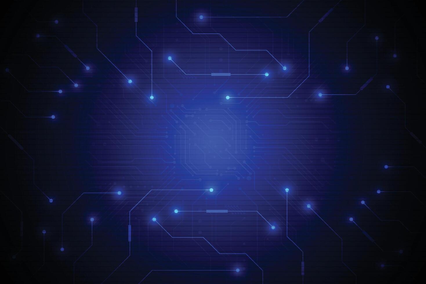 Abstract background with technology circuit board texture. Artificial intelligence electronic board. Communication and engineering concept vector