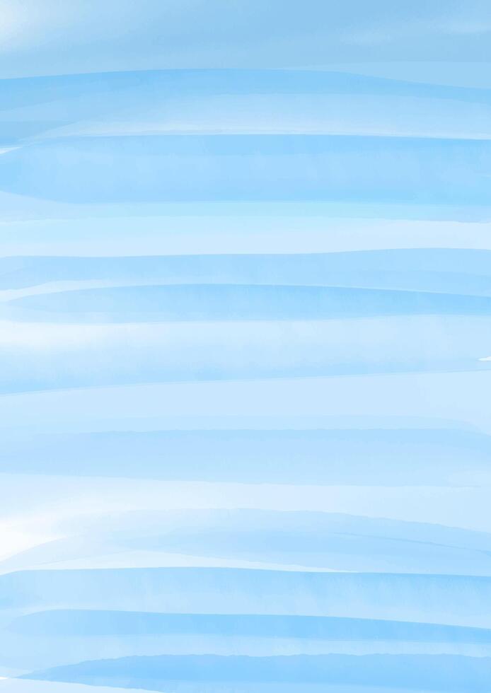 hand painted pastel blue watercolour background vector