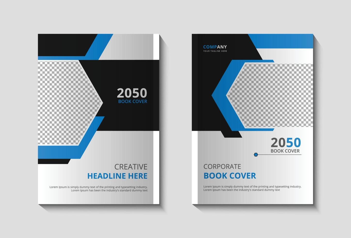 Annual report brochure flyer design template, Leaflet, presentation book cover templates, layout in A4 size vector