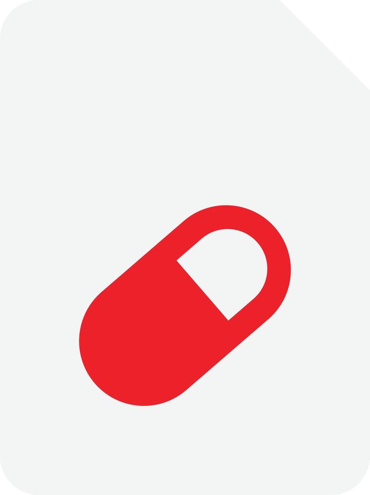 Prescription Document Report vector