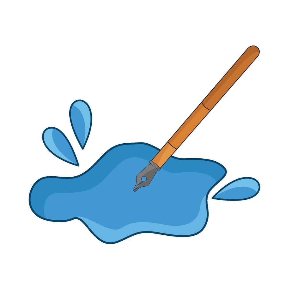 illustration of paint brush vector