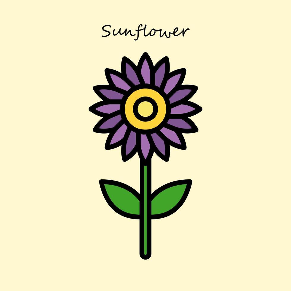 el girasol ilustración vector