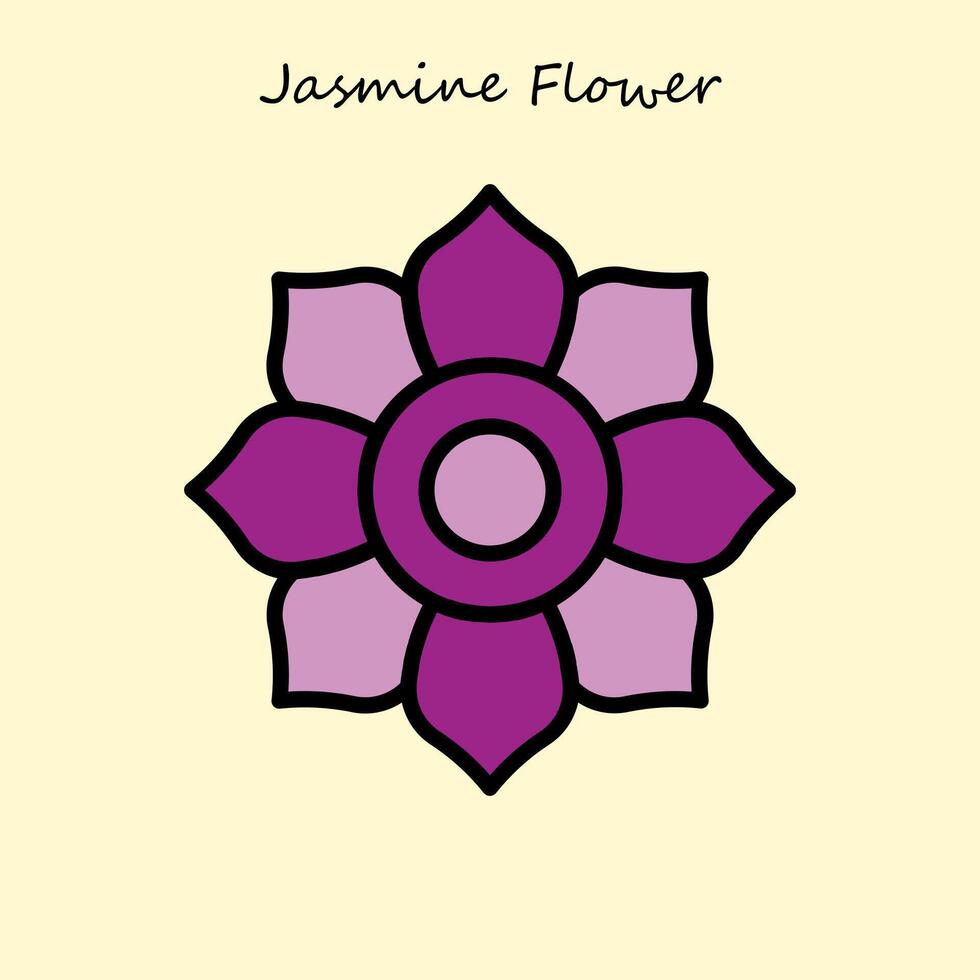 Jasmine Flower Illustration vector
