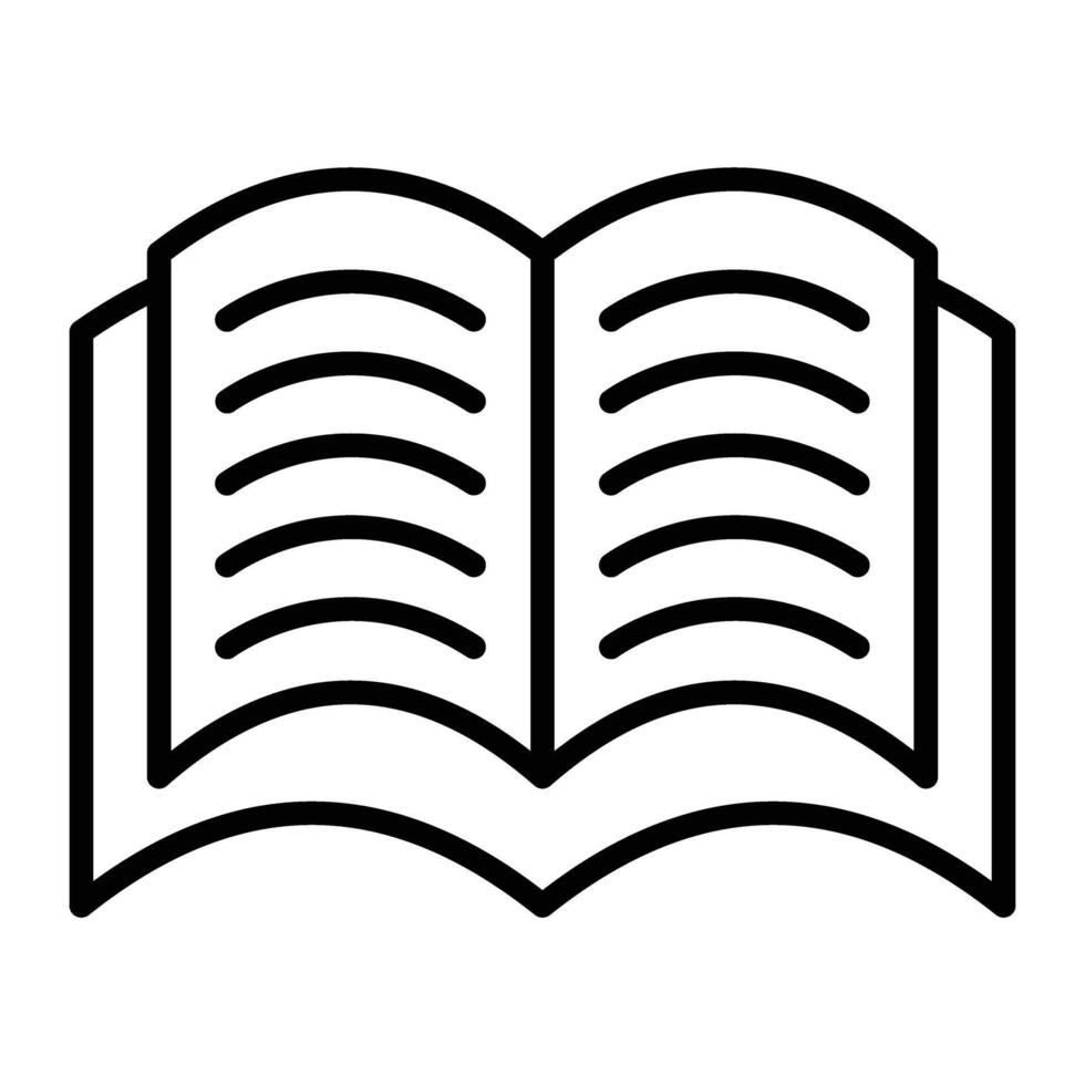 Book Line Icon vector