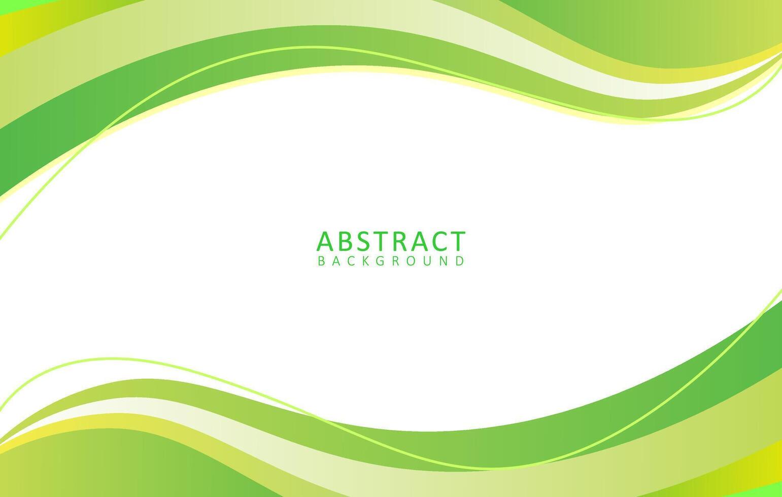 abstract green background space for text with curve style vector