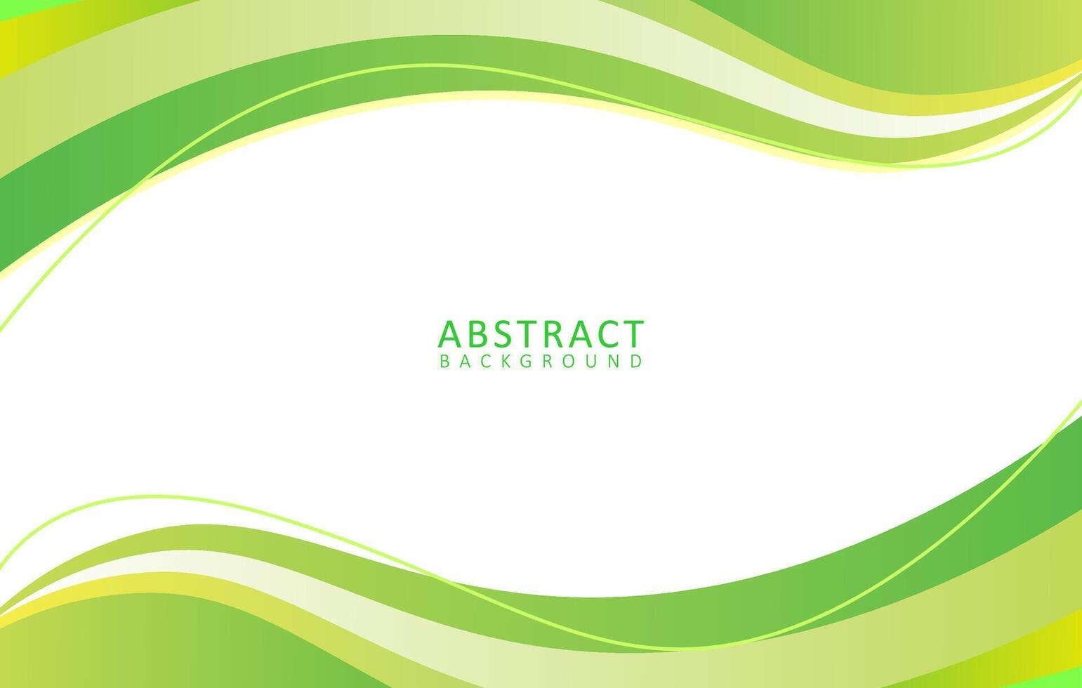 abstract green background space for text with curve style vector