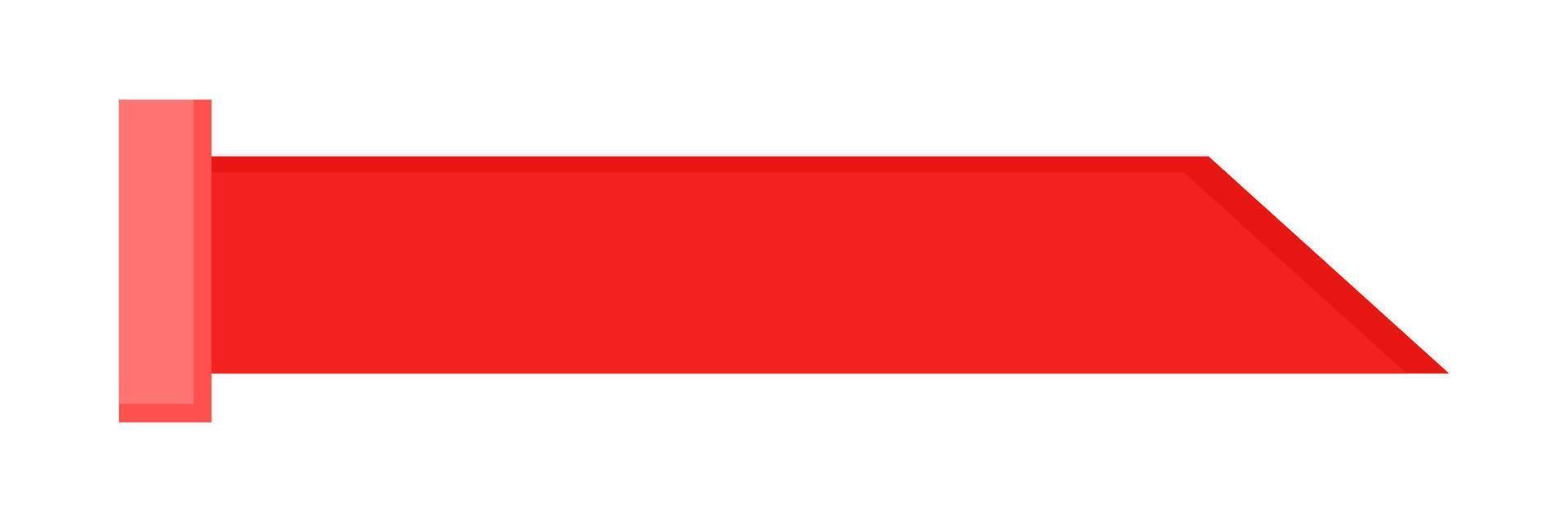 social media lower third, with red shape overlay strip . News Lower Third vector