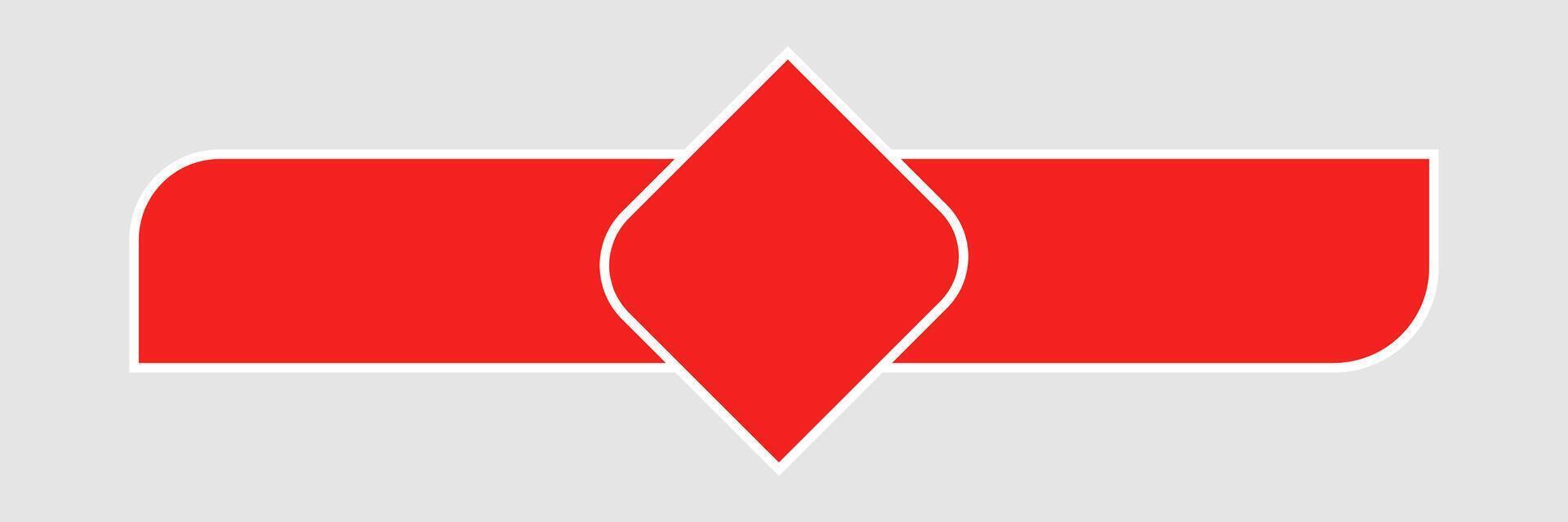 social media lower third, with red shape overlay strip . News Lower Third vector