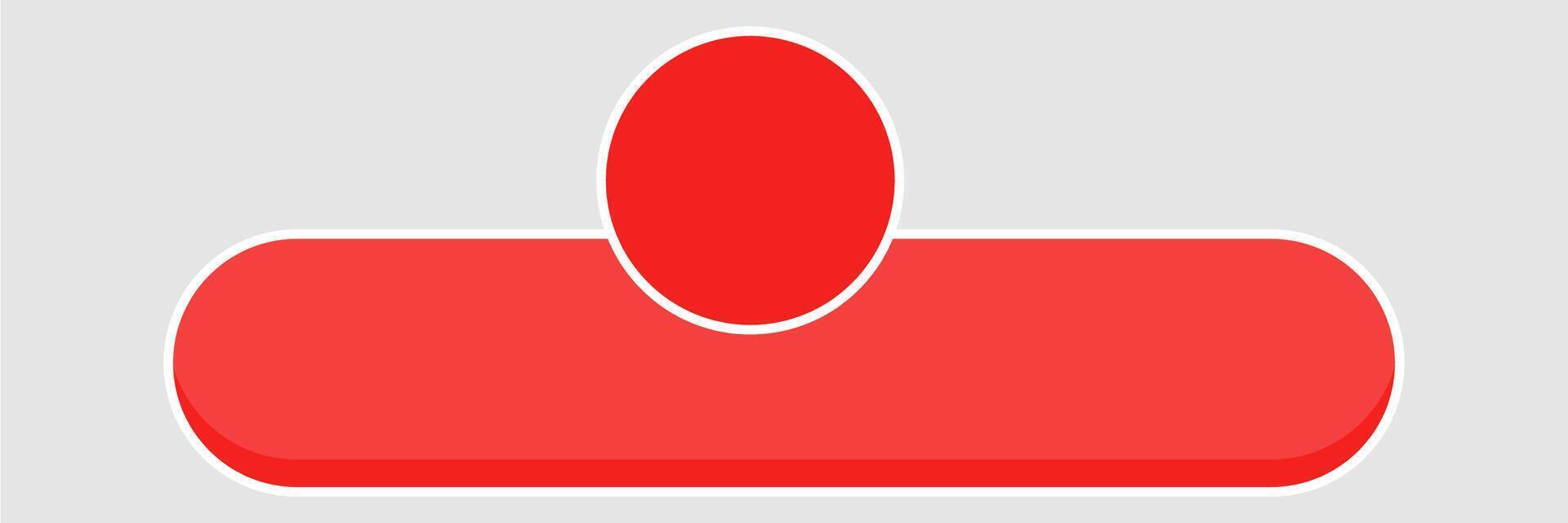 social media lower third, with red shape overlay strip . News Lower Third vector