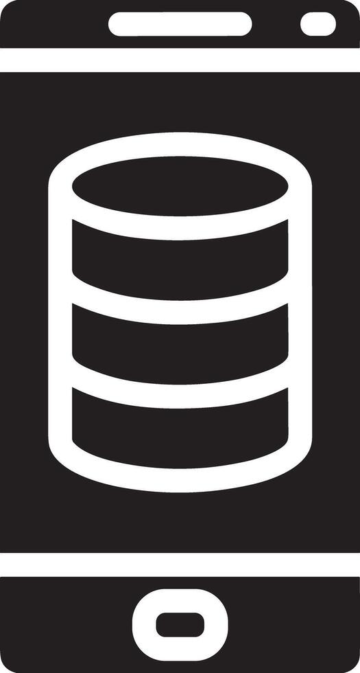 Storage data icon symbol image for database illustration vector