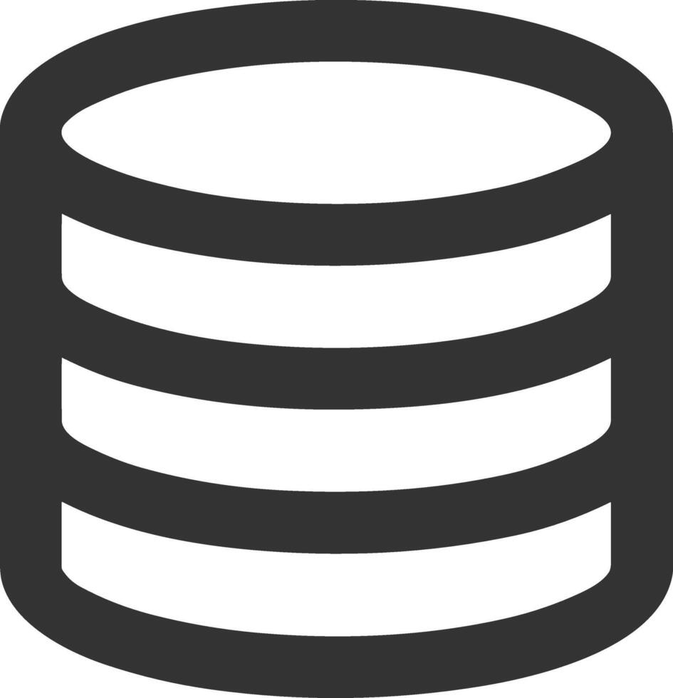 Storage data icon symbol image for database illustration vector