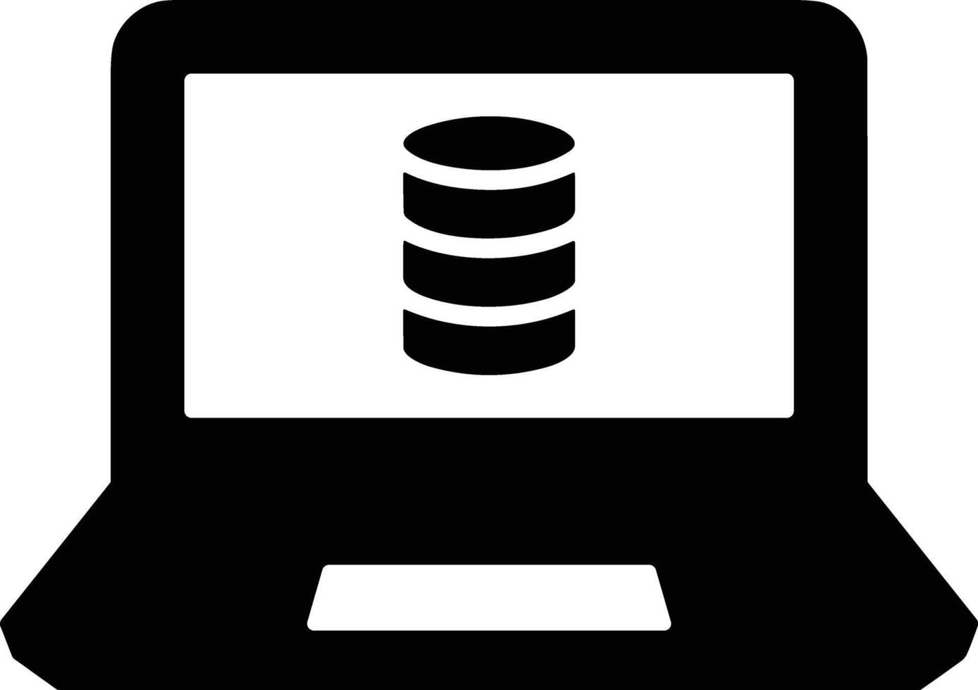 Storage data icon symbol image for database illustration vector