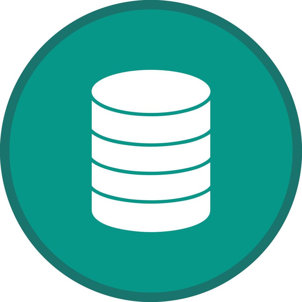 Storage data icon symbol image for database illustration vector
