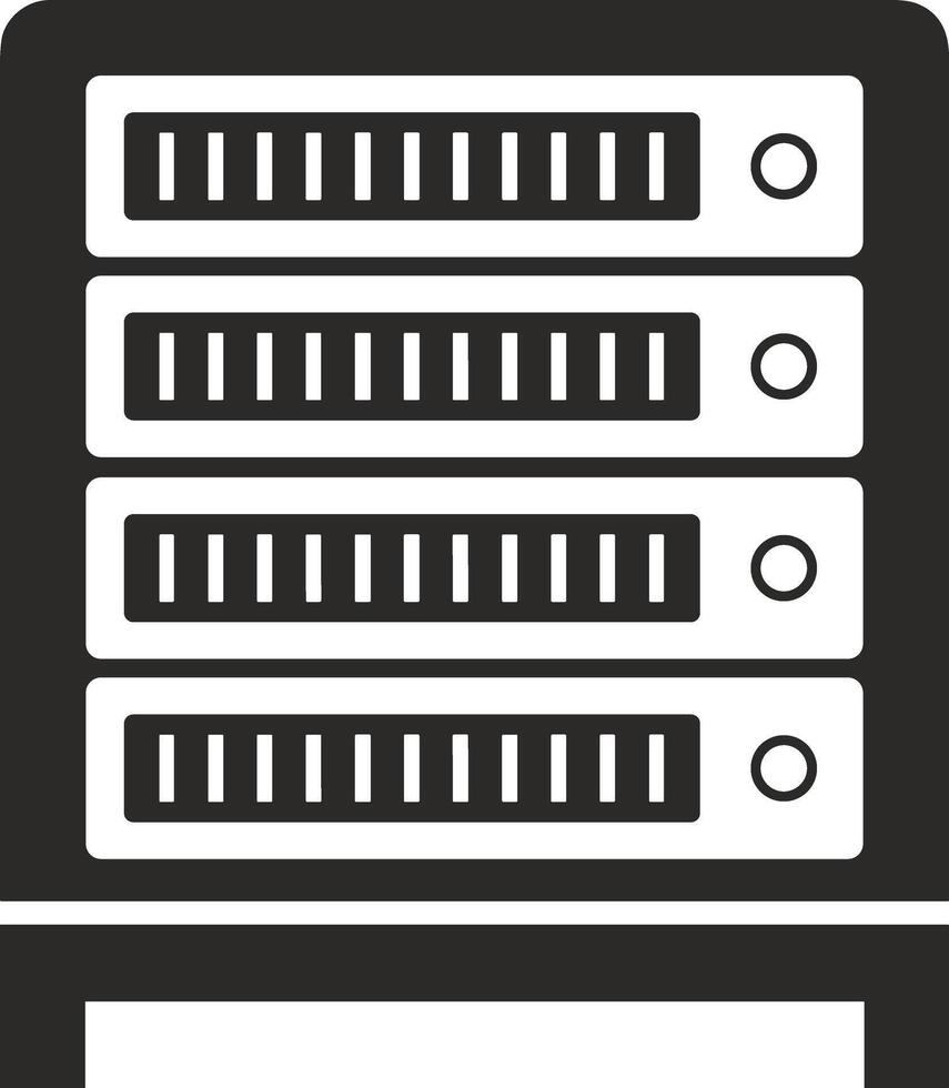 Storage data icon symbol image for database illustration vector