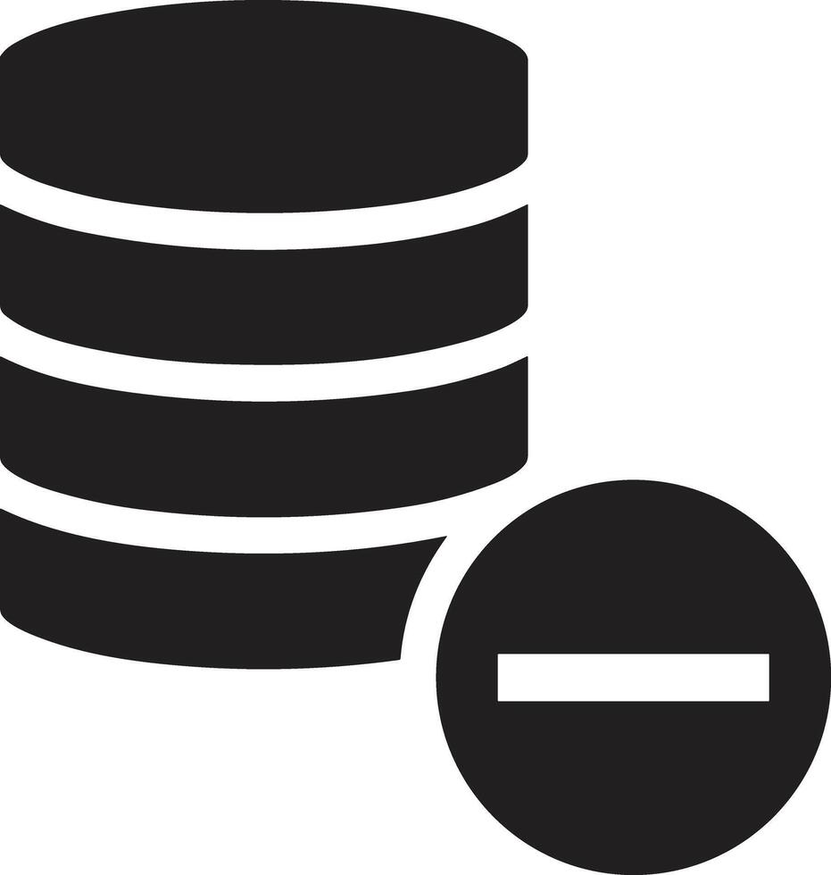 Storage data icon symbol image for database illustration vector