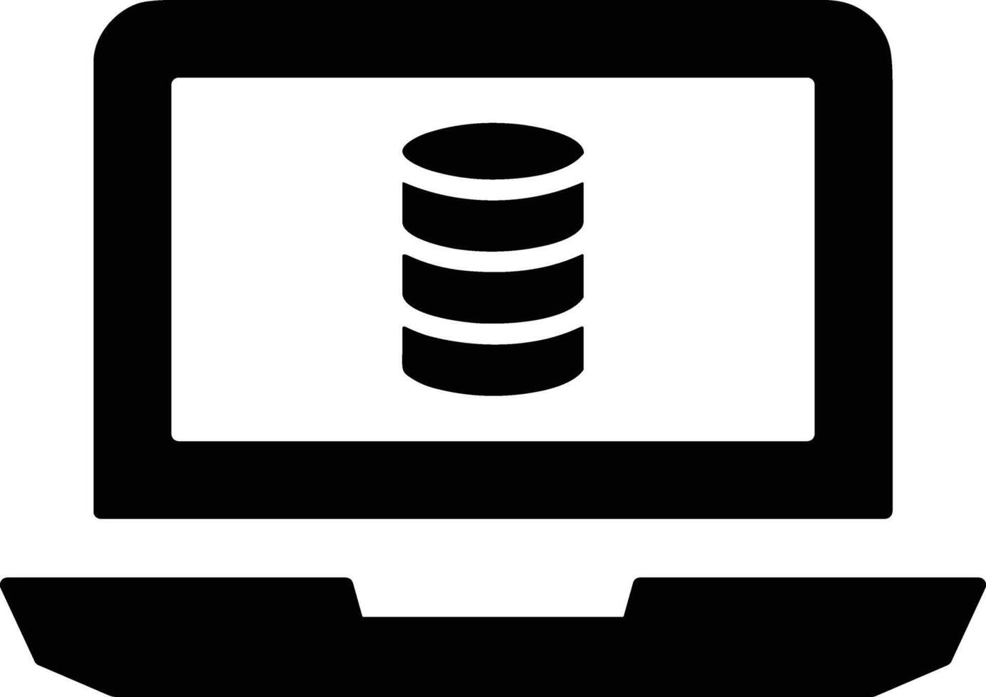Storage data icon symbol image for database illustration vector