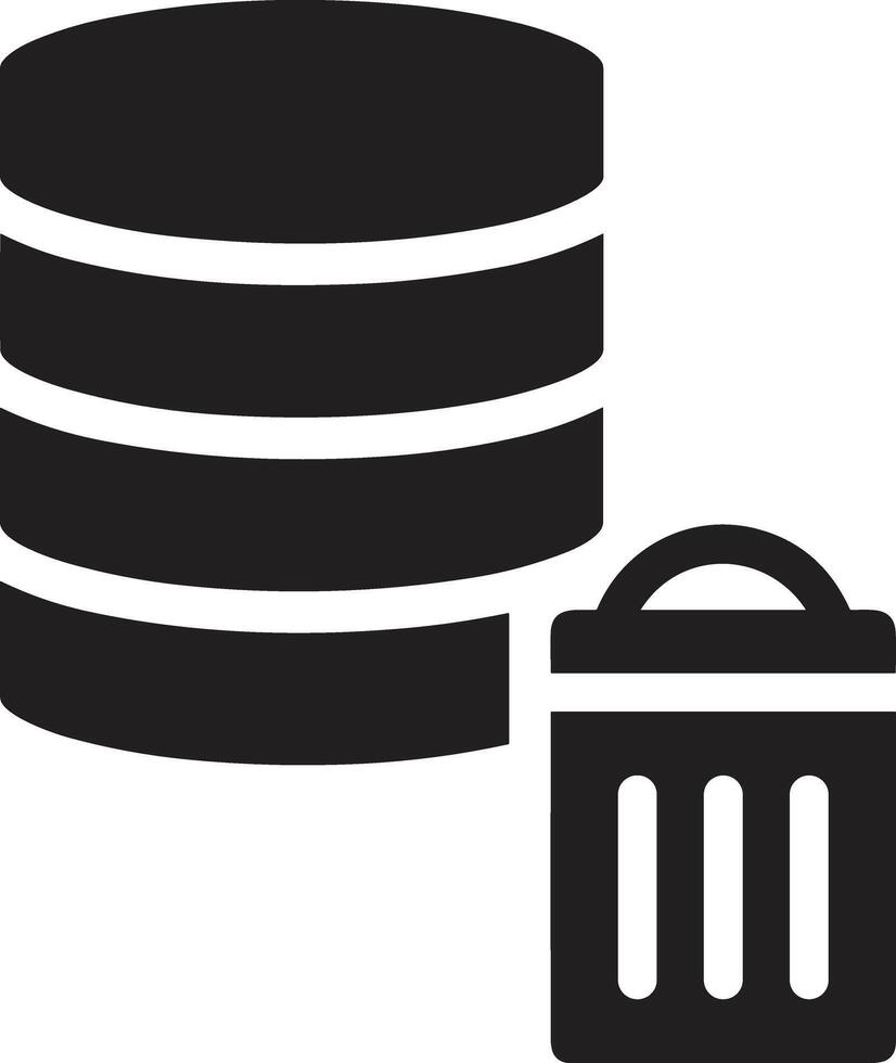 Storage data icon symbol image for database illustration vector