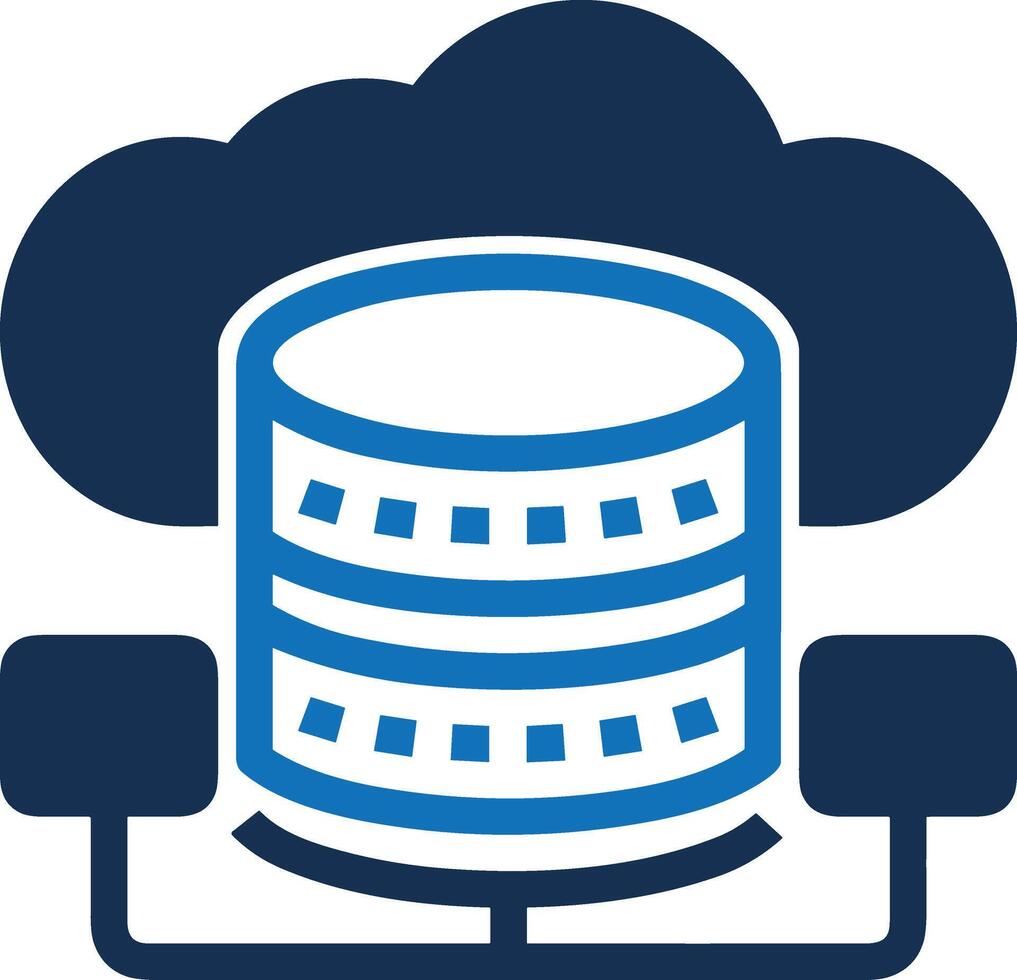 Storage data icon symbol image for database illustration vector