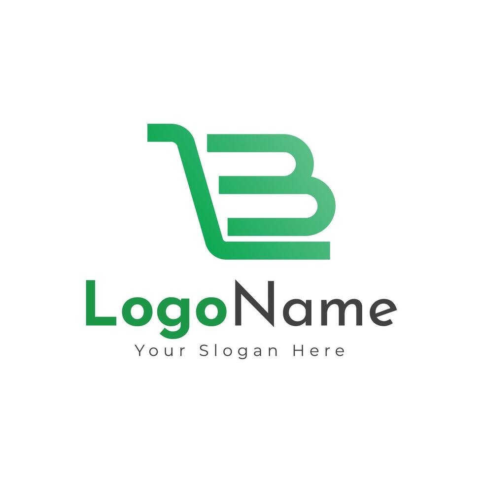 Ecommerce logo, Shopping cart logo and shopping bags logos vector