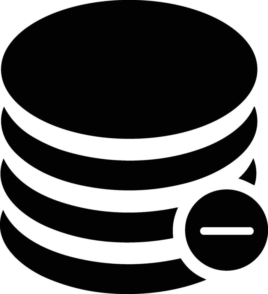 Storage data icon symbol image for database illustration vector
