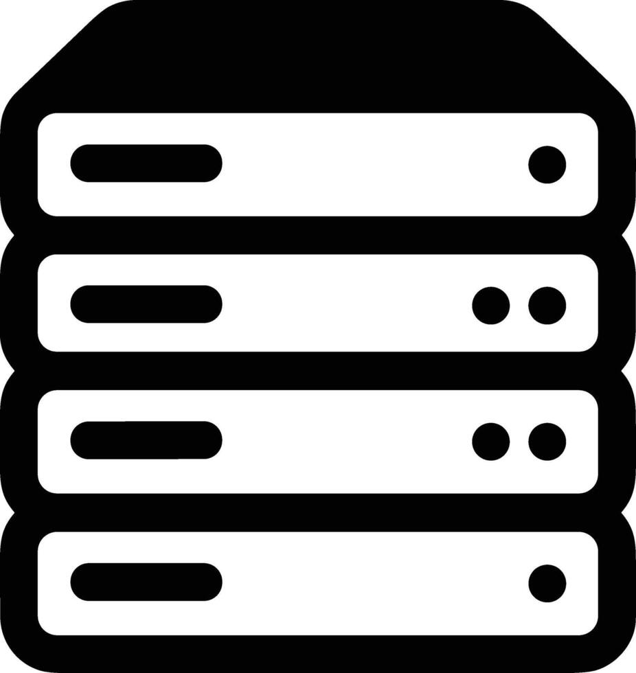 Storage data icon symbol image for database illustration vector