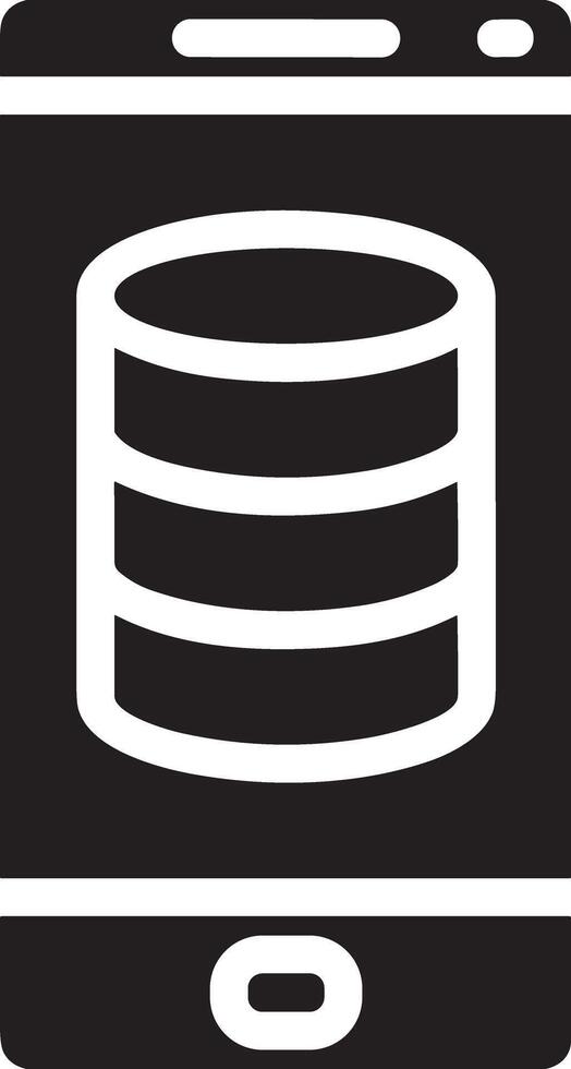 Storage data icon symbol image for database illustration vector