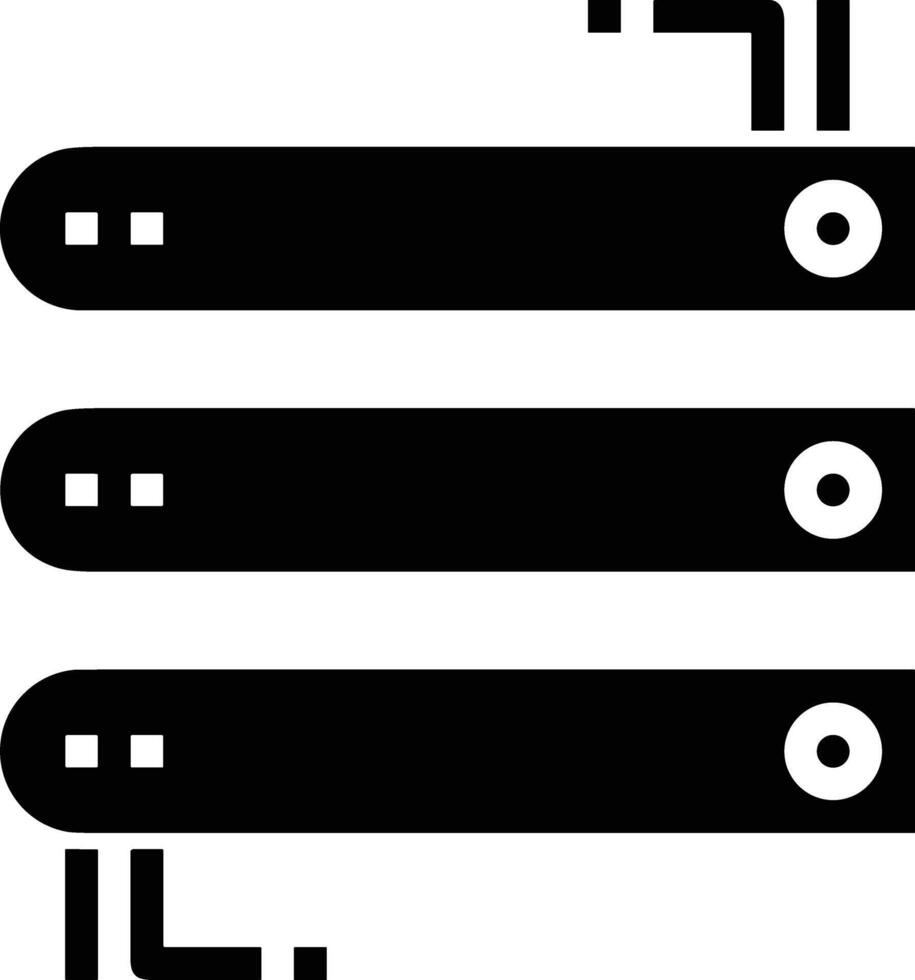 Storage data icon symbol image for database illustration vector