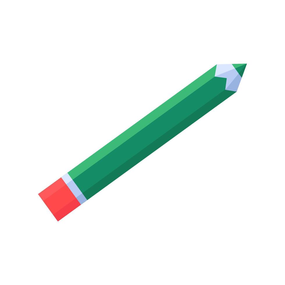 Simple Pencil For Writing Icon Doctor Office Tools vector