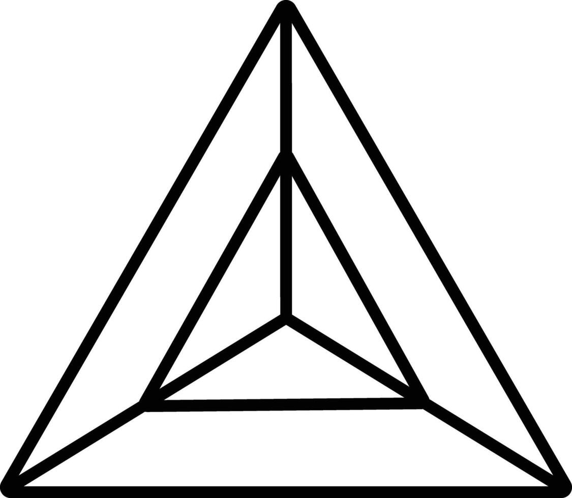 Diamond outline illustration vector