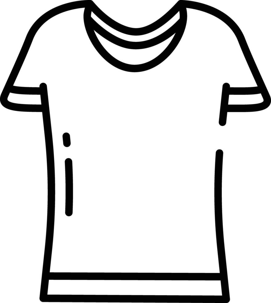 Choker top outline illustration vector