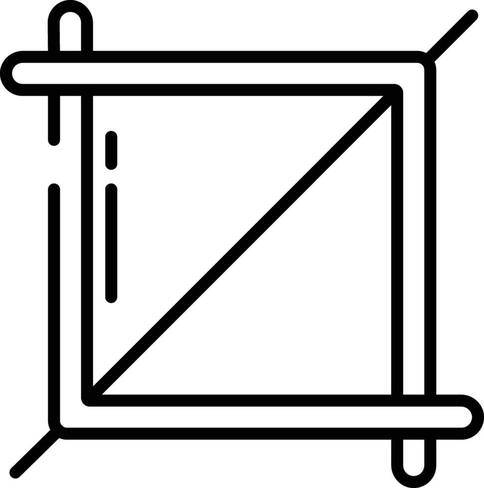 crop outline illustration vector
