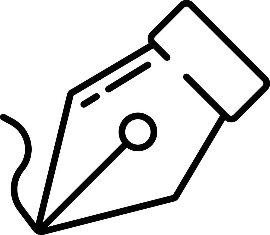 Curvature outline illustration vector