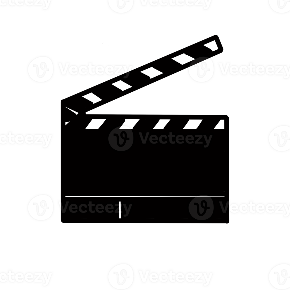 movie director Hand drawn organic line doodle png