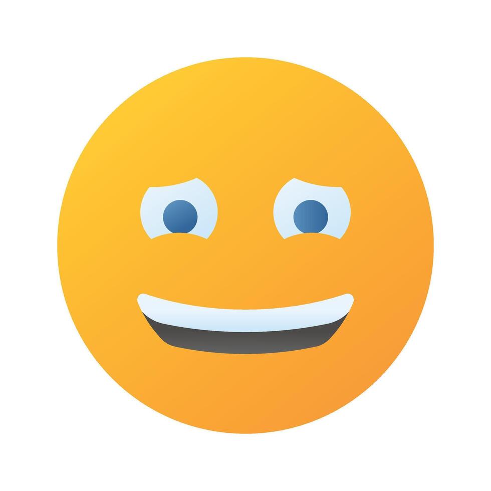 Premium icon of guilty emoji, ready to use editable vector