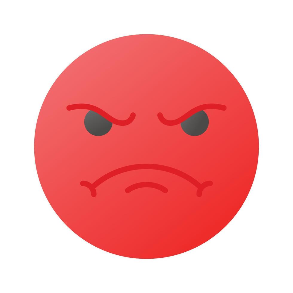Have a look at this amazing icon of angry emoji, premium vector