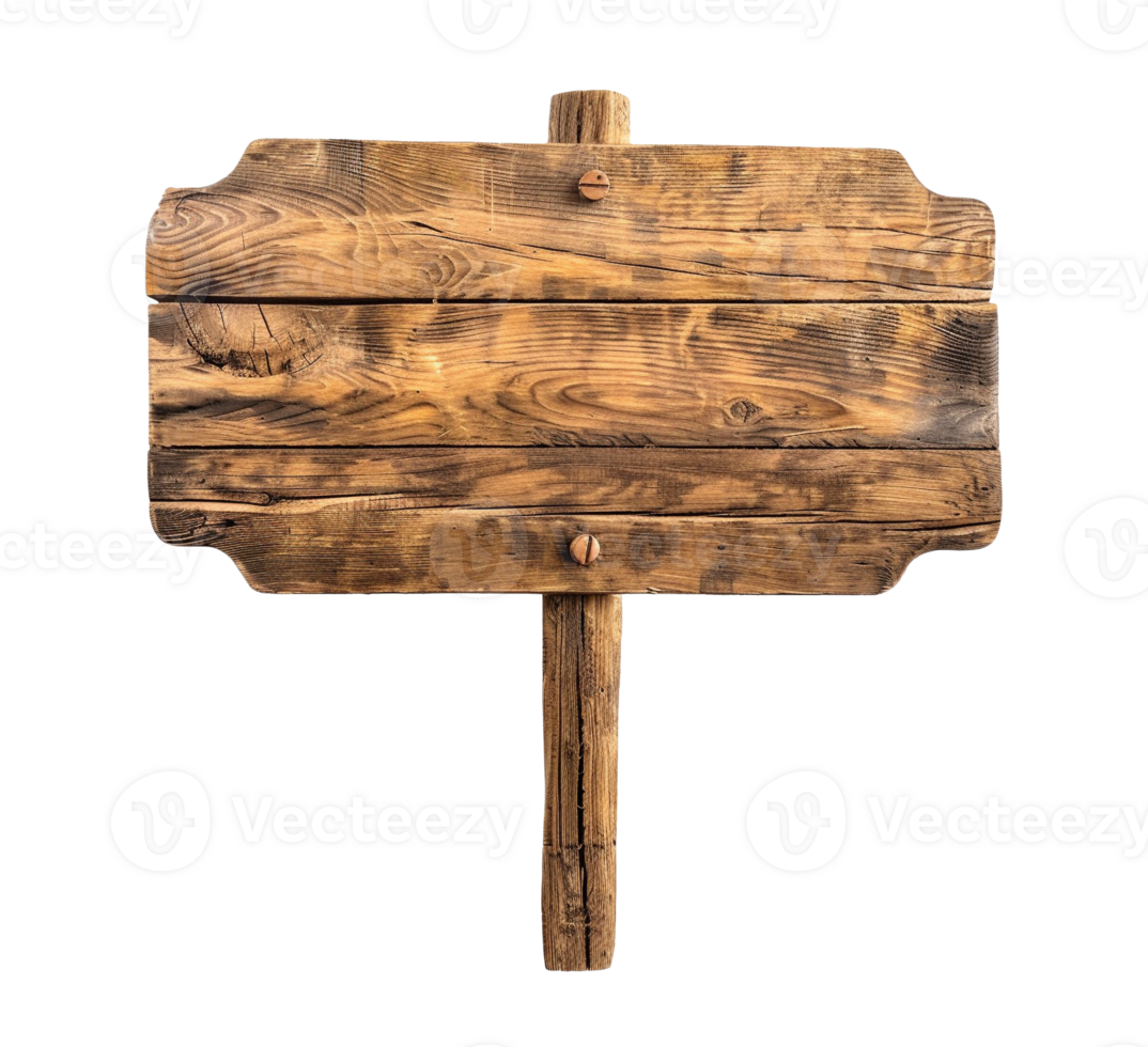 wooden sign board isolated png