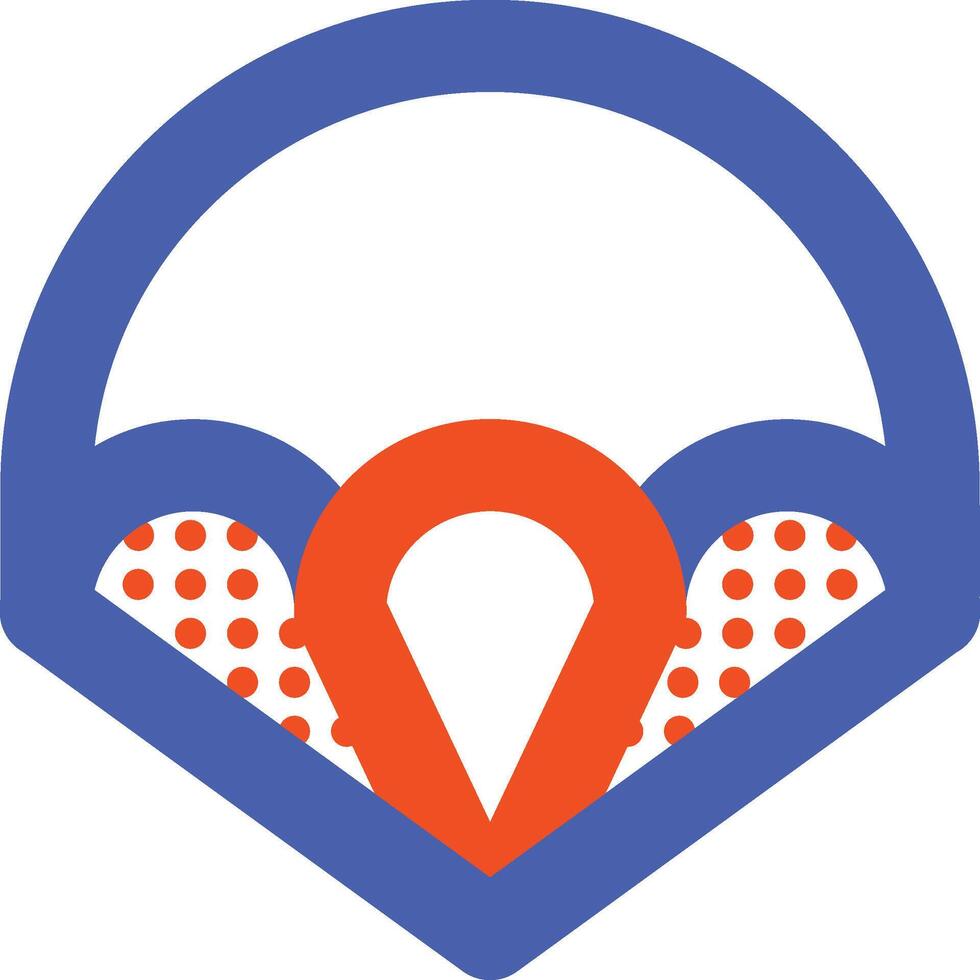 skydiving illustration design vector