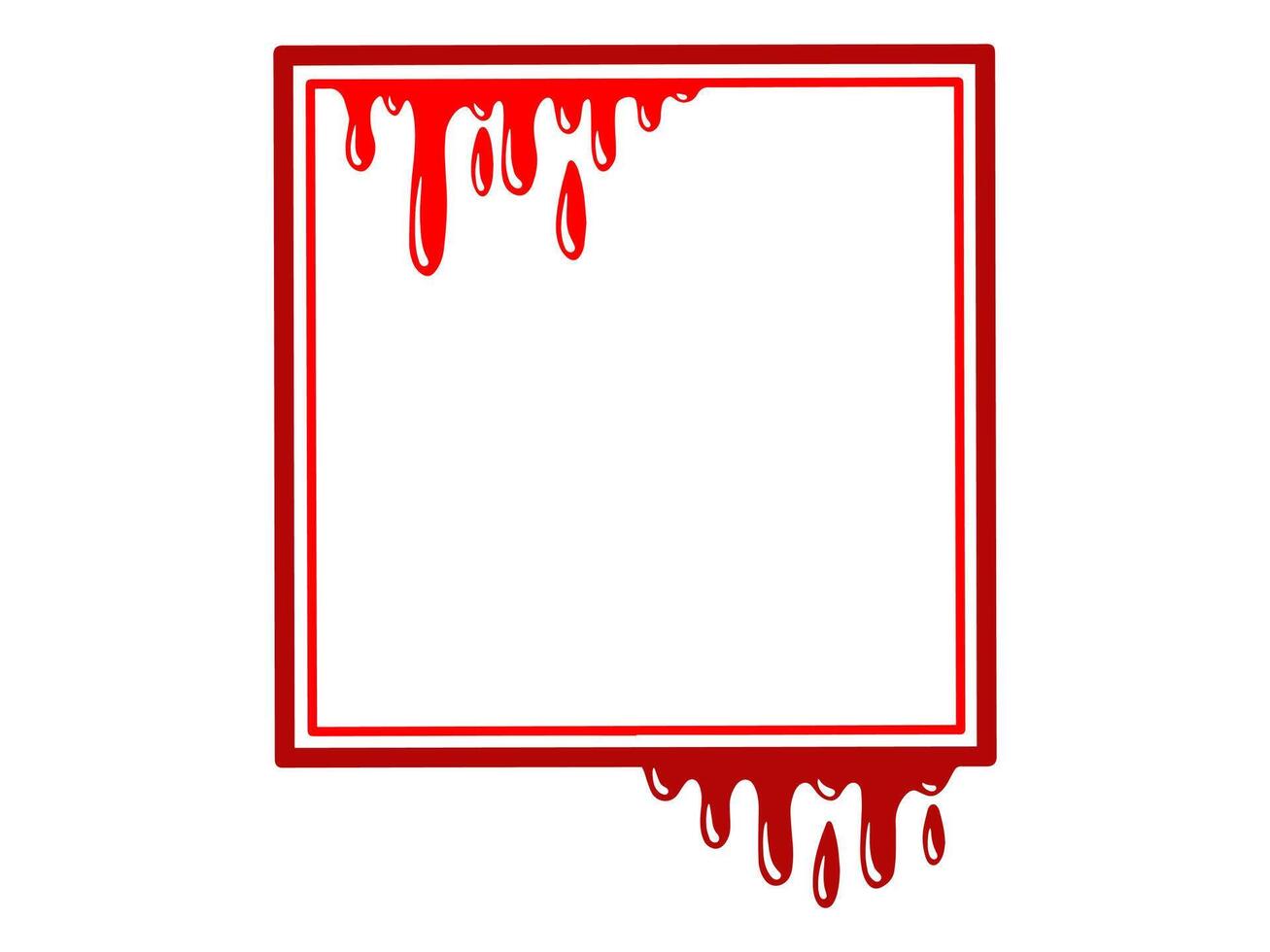 Halloween Background with Bloody Frame vector